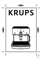 Preview for 1 page of Krups 896 Manual