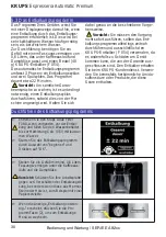 Предварительный просмотр 32 страницы Krups Espresseria Automatic EA82 Series Use And Maintenance