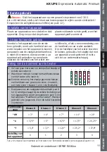 Предварительный просмотр 121 страницы Krups Espresseria Automatic EA82 Series Use And Maintenance