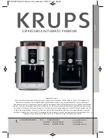 Krups Espresseria Owner'S Manual предпросмотр