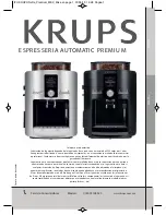 Предварительный просмотр 21 страницы Krups Espresseria Owner'S Manual