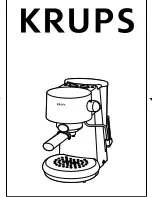 Krups Espresso Vivo 880 User Manual предпросмотр