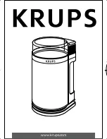 Preview for 1 page of Krups F 408 Instructions For Use Manual