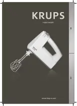 Krups F608 Instructions Manual preview