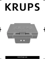 Preview for 1 page of Krups FDK1 Instructions Manual