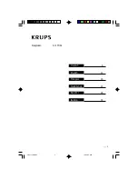 Preview for 5 page of Krups FNA1 Manual