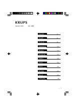Preview for 3 page of Krups GVE1 Manual