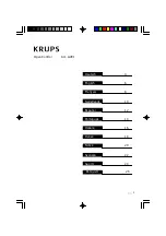 Предварительный просмотр 3 страницы Krups GVE1 Manual