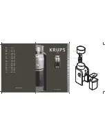 Krups GVX1, GVX2 Manual предпросмотр