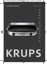 Krups K1846 Manual preview