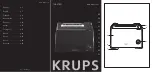 Preview for 1 page of Krups KH151110 Manual