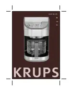 Предварительный просмотр 1 страницы Krups KM40 User Manual