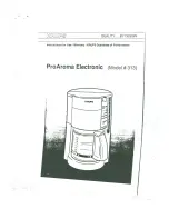 Krups PROAROMA ELECTRONIC Instructions For Use Manual preview
