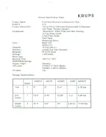 Preview for 9 page of Krups PROAROMA ELECTRONIC Instructions For Use Manual