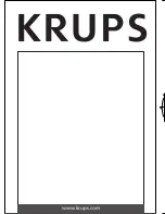 Preview for 1 page of Krups PROAROMA THERM FME1 User Manual