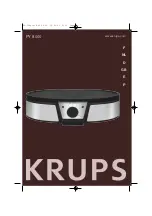 Preview for 1 page of Krups PY 8000 Manual