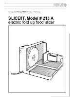 Preview for 1 page of Krups Slice/IT 213 A Instruction Book/Warranty