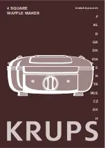 Предварительный просмотр 1 страницы Krups WD700402 Manual