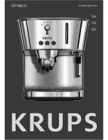 Предварительный просмотр 1 страницы Krups XP4600 User Manual