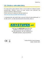 Preview for 71 page of Krystufek PANCONTROL 9120037330077 Manual