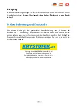 Preview for 16 page of Krystufek PANCONTROL PAN Leckstromzange Operating Manual