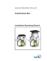 KSB Ama-Drainer-Box Operating Manual preview