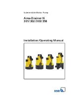 Предварительный просмотр 1 страницы KSB Ama-Drainer N 301 Installation And Operating Manual