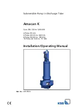 Preview for 1 page of KSB Amacan K Installation & Operating Manual