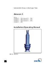 KSB Amacan S 1000-600 Installation & Operating Manual preview