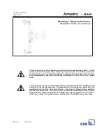 KSB Amamix Mounting Instructions preview