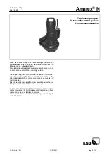 Предварительный просмотр 8 страницы KSB Amarex N F 80-220/034U LG-120 Manual