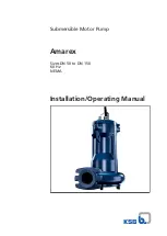 KSB Amarex Installation & Operating Manual preview