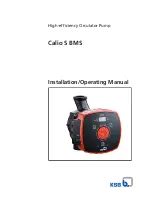 KSB Calio S BMS Installation & Operating Manual предпросмотр