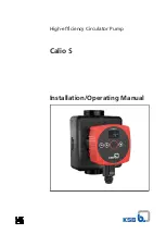 Preview for 1 page of KSB Calio S Installation & Operating Manual