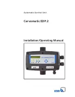 KSB Cervomatic EDP.2 Installation & Operating Manual preview