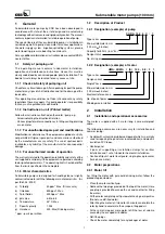 Preview for 3 page of KSB CORA 12C Operating Instructions Manual