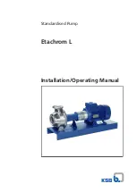 KSB Etachrom L Installation & Operating Manual preview