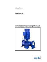 Preview for 1 page of KSB Etaline-R Installation & Operating Manual