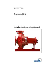 Предварительный просмотр 1 страницы KSB Etanorm FXV Installation & Operating Manual