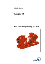 KSB Etanorm-RX Installation & Operating Manual preview