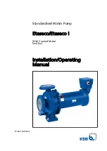 Предварительный просмотр 1 страницы KSB Etaseco C Installation & Operating Manual