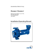 KSB Etaseco Installation & Operating Manual предпросмотр