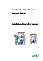 KSB Evamatic-Box N 200 l Installation & Operating Manual preview