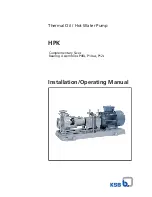 Preview for 1 page of KSB HPK Installation & Operating Manual