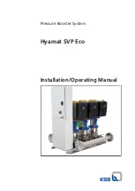 Preview for 1 page of KSB Hyamat SVP Eco Installation & Operating Manual