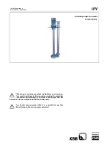 KSB ITUR IFV-100 Instruction Manual предпросмотр