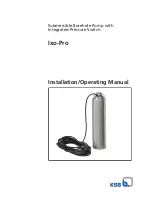 Preview for 1 page of KSB Ixo-Pro Installation & Operating Manual