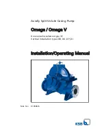 KSB Omega Installation & Operating Manual предпросмотр