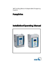 KSB PumpDrive Installation & Operating Manual preview