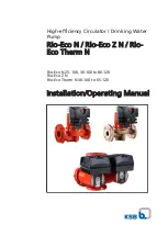 KSB Rio-Eco N 25-100 Installation & Operating Manual preview